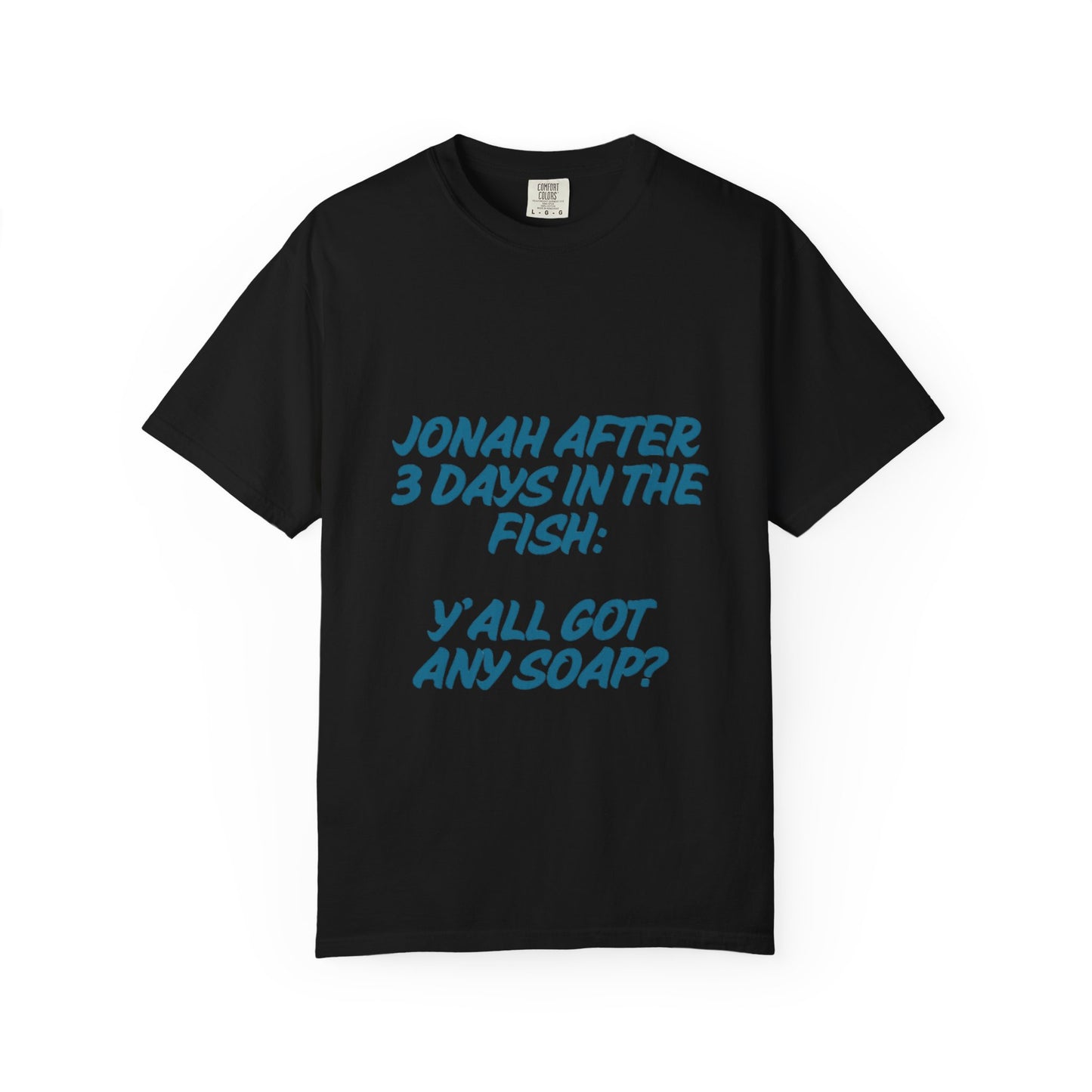 Funny Jonah Fish T-Shirt | Unisex Garment-Dyed Tee for Ocean Lovers and Humor Enthusiasts